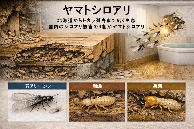 ヤマトシロアリとは