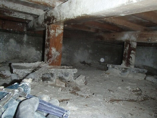 シロアリ駆除と防カビを依頼して綺麗にしてもらいました