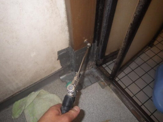 作業場周辺への養生もしていただき配慮が素晴らしかったです