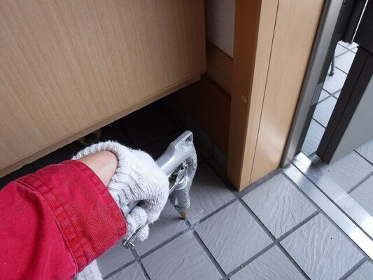 木の中まで薬剤を注入する処置もしていただきました