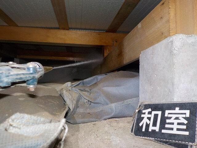 神奈川県海老名市M.T様のシロアリ防除工事