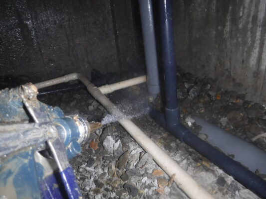 床や家具をしっかり保護してから丁寧に作業を始めてくれました