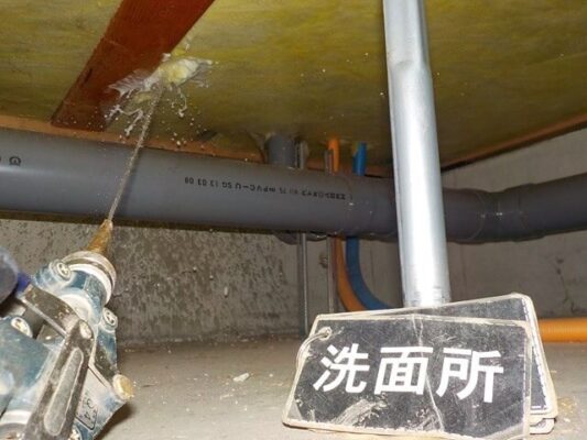 竹垣が触ったら崩れるほど脆くなっていました