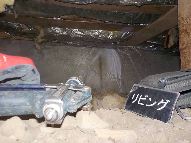京都府京都市中京区E.F様のシロアリ防除工事