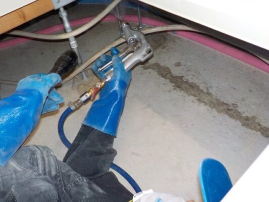 地下だからシロアリは関係ないと思っていましたが間違いでした