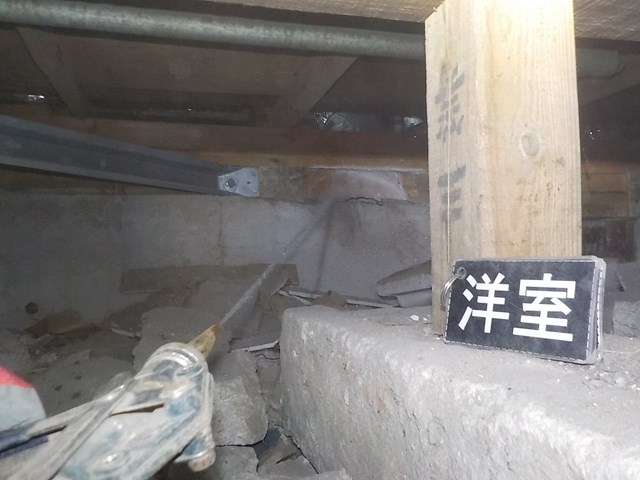 石川県鹿島郡中能登町T.C様のシロアリ防除工事