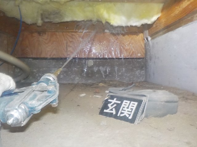 神奈川県横浜市中区Y.Y様のシロアリ防除工事