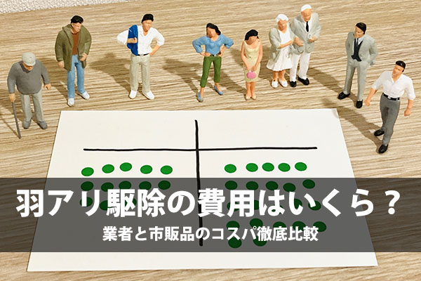 羽アリ駆除の費用はいくら？業者と市販品のコスパ徹底比較