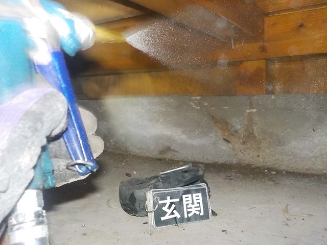千葉県印旛郡酒々井町K.S様のシロアリ駆除工事