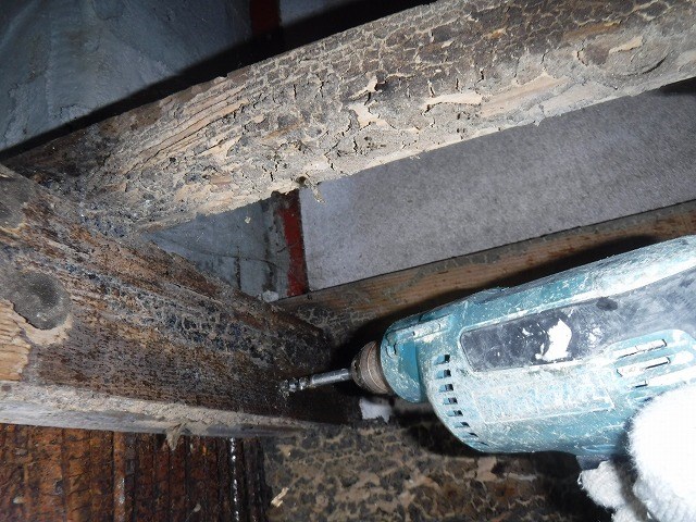 愛知県みよし市M.I様のシロアリ防除工事